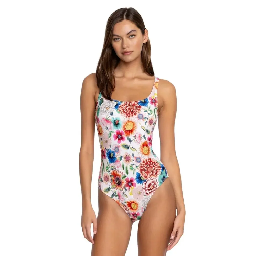 Johnny Was / Mirror Palace Tank One Piece / Boho Floral Swimsuit - Picture 1 of 4